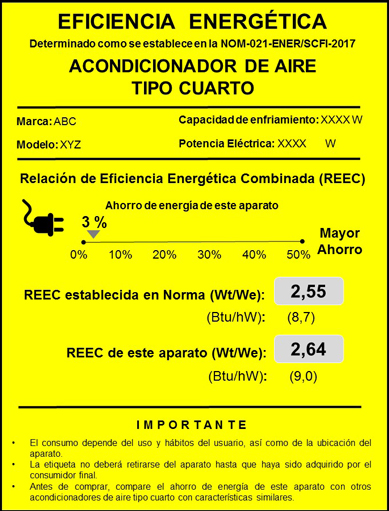 etiqueta eficiencia energetica